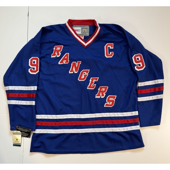 CCM Other - Vintage New York Rangers Jersey Mens 52 Blue Wayne Gretzky NHL Hockey Canada